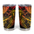Gradient Marquesas Islands Tumbler Cup Marquesan Matatiki Hammerhead Shark Patutiki - Polynesian Pride