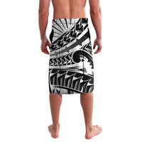 Black White Marquesas Islands Lavalava Marquesan Matatiki Hammerhead Shark Patutiki - Polynesian Pride