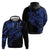 Blue Marquesas Islands Hoodie Marquesan Matatiki Hammerhead Shark Patutiki - Polynesian Pride