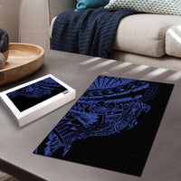 Blue Marquesas Islands Puzzle Marquesan Matatiki Hammerhead Shark Patutiki - Polynesian Pride