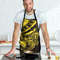 Yellow Marquesas Islands Apron Marquesan Matatiki Hammerhead Shark Patutiki - Polynesian Pride