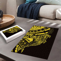 Yellow Marquesas Islands Puzzle Marquesan Matatiki Hammerhead Shark Patutiki - Polynesian Pride