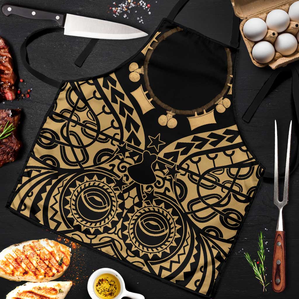 Austral Islands Apron Tuhaa Pae Penu Stars Necklace Gold - Polynesian Pride