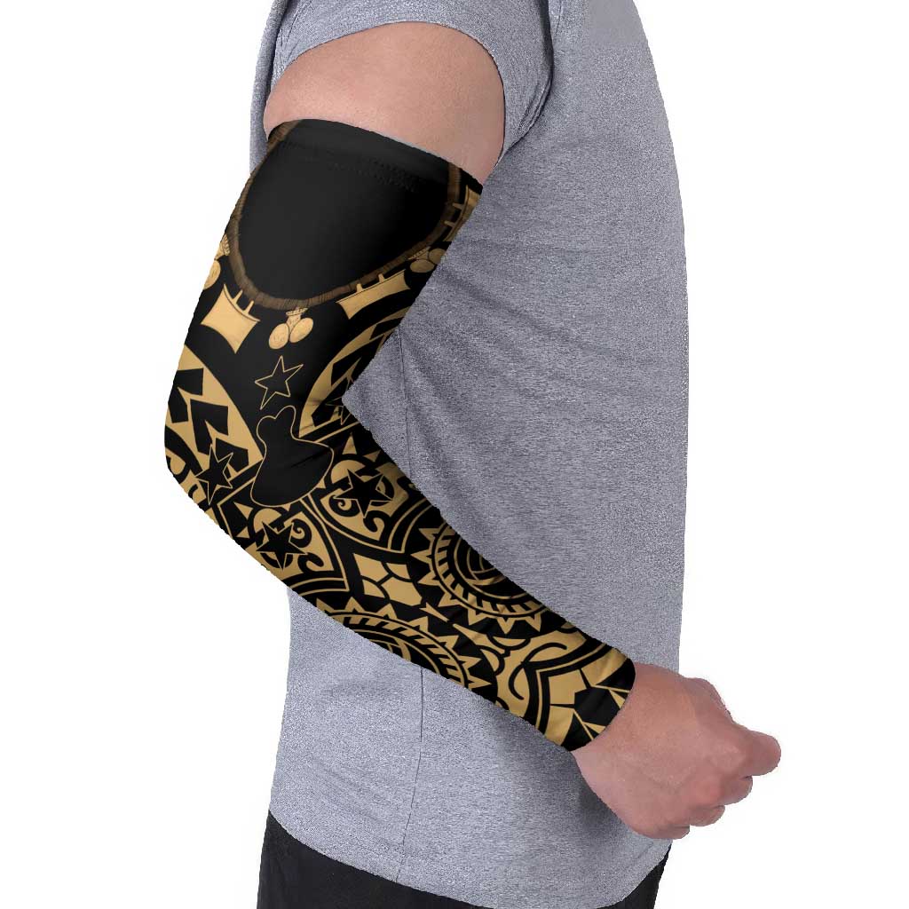 Austral Islands Arm Sleeves Tuhaa Pae Penu Stars Necklace Gold - Polynesian Pride