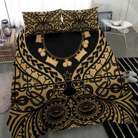 Austral Islands Bedding Set Tuhaa Pae Penu Stars Necklace Gold - Polynesian Pride