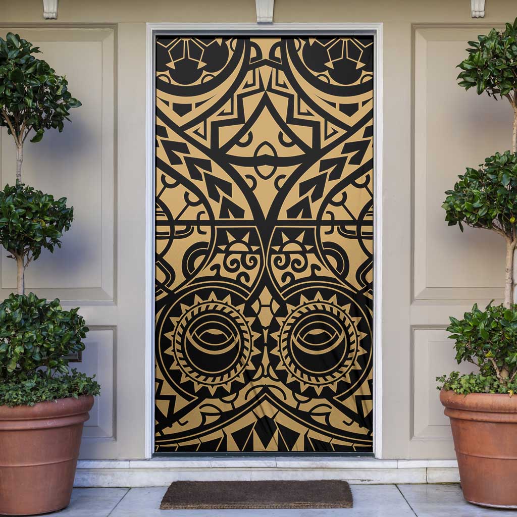 Austral Islands Door Cover Tuhaa Pae Penu Stars Necklace Gold - Polynesian Pride
