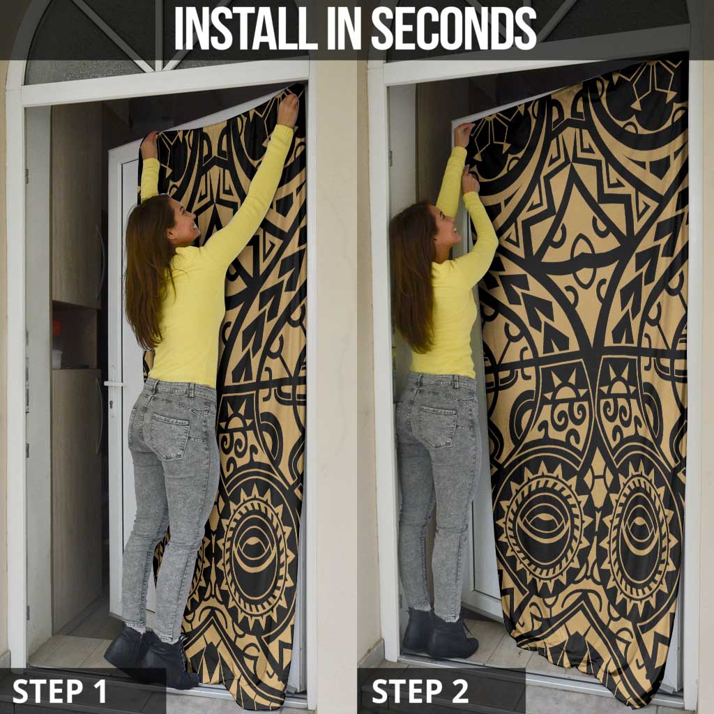 Austral Islands Door Cover Tuhaa Pae Penu Stars Necklace Gold - Polynesian Pride