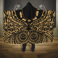 Austral Islands Hooded Blanket Tuhaa Pae Penu Stars Necklace Gold - Polynesian Pride