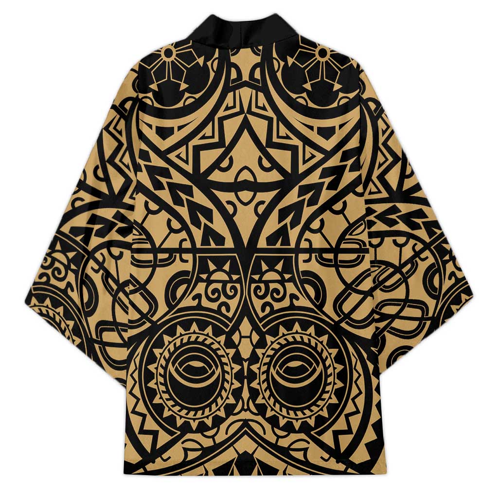 Austral Islands Kimono Tuhaa Pae Penu Stars Necklace Gold - Polynesian Pride