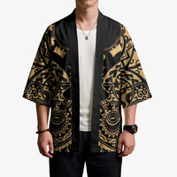 Austral Islands Kimono Tuhaa Pae Penu Stars Necklace Gold - Polynesian Pride