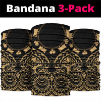 Austral Islands Neck Gaiter Tuhaa Pae Penu Stars Necklace Gold - Polynesian Pride