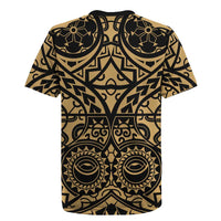Austral Islands Rugby Jersey Tuhaa Pae Penu Stars Necklace Gold - Polynesian Pride