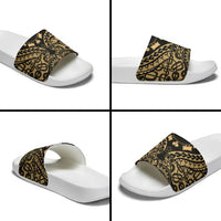 Austral Islands Slide Sandals Tuhaa Pae Penu Stars Necklace Gold - Polynesian Pride
