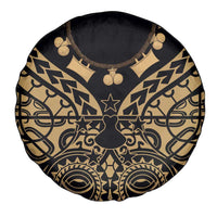 Austral Islands Spare Tire Cover Tuhaa Pae Penu Stars Necklace Gold - Polynesian Pride