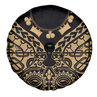 Austral Islands Spare Tire Cover Tuhaa Pae Penu Stars Necklace Gold - Polynesian Pride