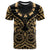 Austral Islands T Shirt Tuhaa Pae Penu Stars Necklace Gold - Polynesian Pride