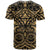 Austral Islands T Shirt Tuhaa Pae Penu Stars Necklace Gold - Polynesian Pride