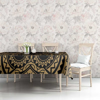 Austral Islands Tablecloth Tuhaa Pae Penu Stars Necklace Gold - Polynesian Pride