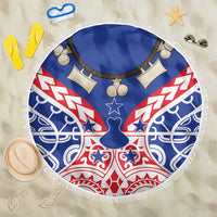 Austral Islands Beach Blanket Tuhaa Pae Penu Stars Necklace Red - Polynesian Pride