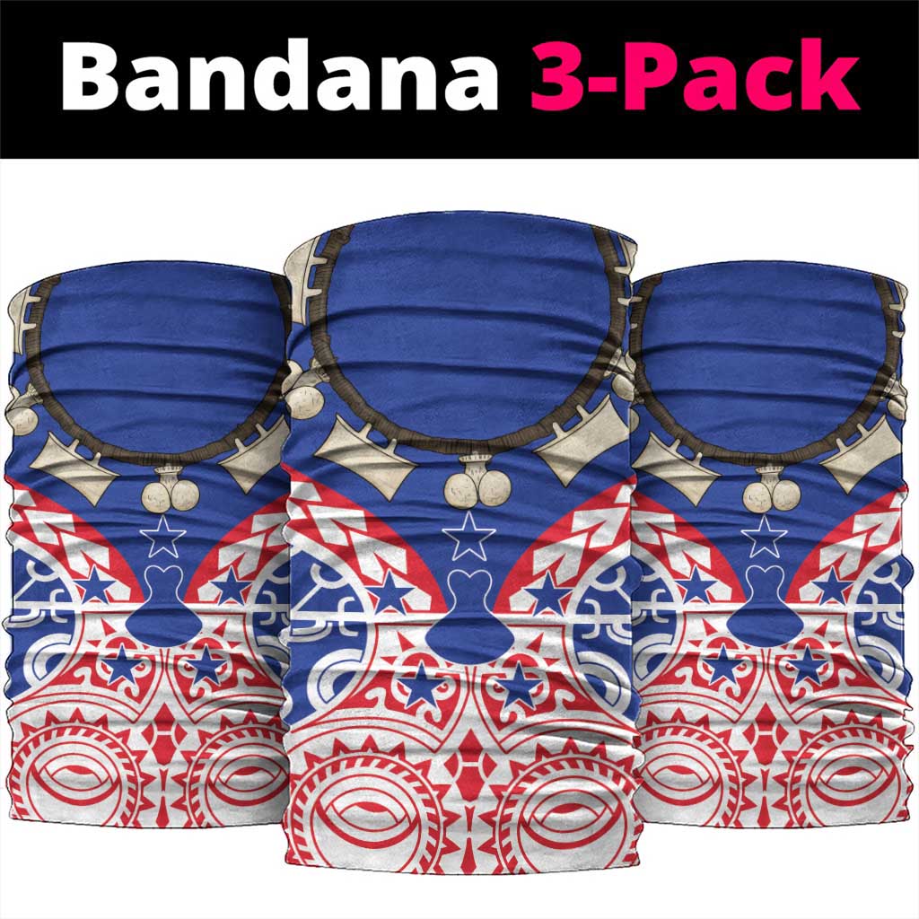 Austral Islands Neck Gaiter Tuhaa Pae Penu Stars Necklace Red - Polynesian Pride