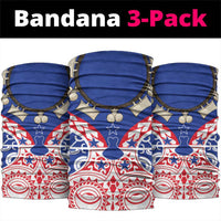 Austral Islands Neck Gaiter Tuhaa Pae Penu Stars Necklace Red - Polynesian Pride