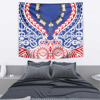 Austral Islands Tapestry Tuhaa Pae Penu Stars Necklace Red - Polynesian Pride