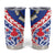 Austral Islands Tumbler Cup Tuhaa Pae Penu Stars Necklace Red - Polynesian Pride