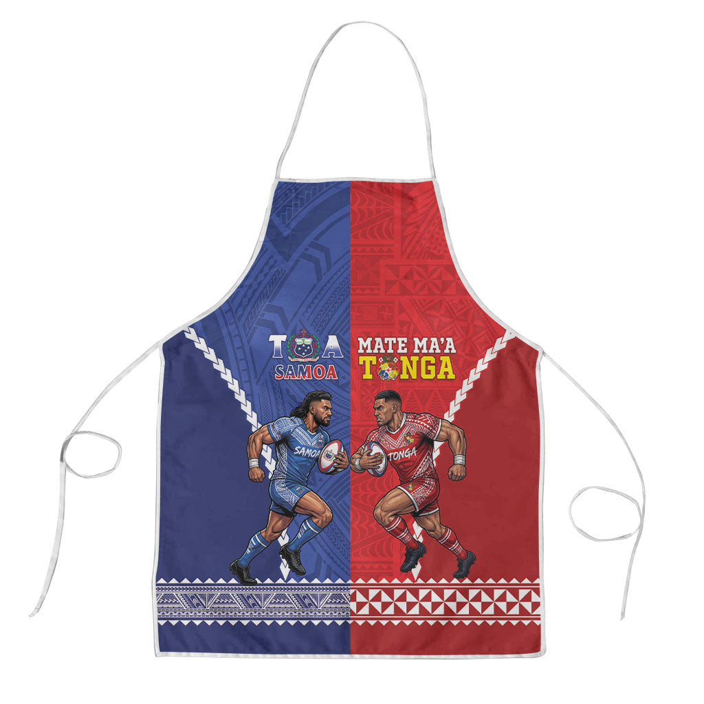 Toa Samoa Mate Ma'a Tonga Rugby Together Apron LT14 Multicolor - Polynesian Pride
