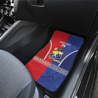Toa Samoa Mate Ma'a Tonga Rugby Together Custom Car Mats LT14 - Polynesian Pride
