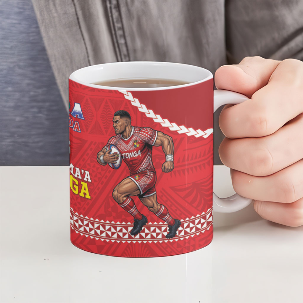 Toa Samoa Mate Ma'a Tonga Rugby Together Ceramic Mug LT14 - Polynesian Pride
