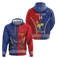 Toa Samoa Mate Ma'a Tonga Rugby Together Custom Hoodie LT14 - Polynesian Pride