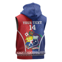 Toa Samoa Mate Ma'a Tonga Rugby Together Custom Sleeveless Hoodie LT14 - Polynesian Pride