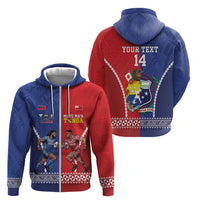 Toa Samoa Mate Ma'a Tonga Rugby Together Custom Zip Hoodie LT14 - Polynesian Pride