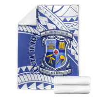 Personalised Samoa St Josephs College Blanket Marist Brothers Samoan Pattern LT14 - Polynesian Pride