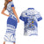 Personalised Samoa St Josephs College Couples Matching Short Sleeve Bodycon Dress and Hawaiian Shirt Marist Brothers Samoan Pattern LT14 - Polynesian Pride