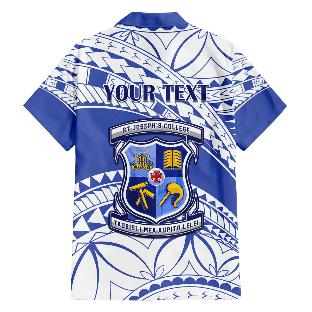 Personalised Samoa St Josephs College Family Matching Long Sleeve Bodycon Dress and Hawaiian Shirt Marist Brothers Samoan Pattern LT14 - Polynesian Pride