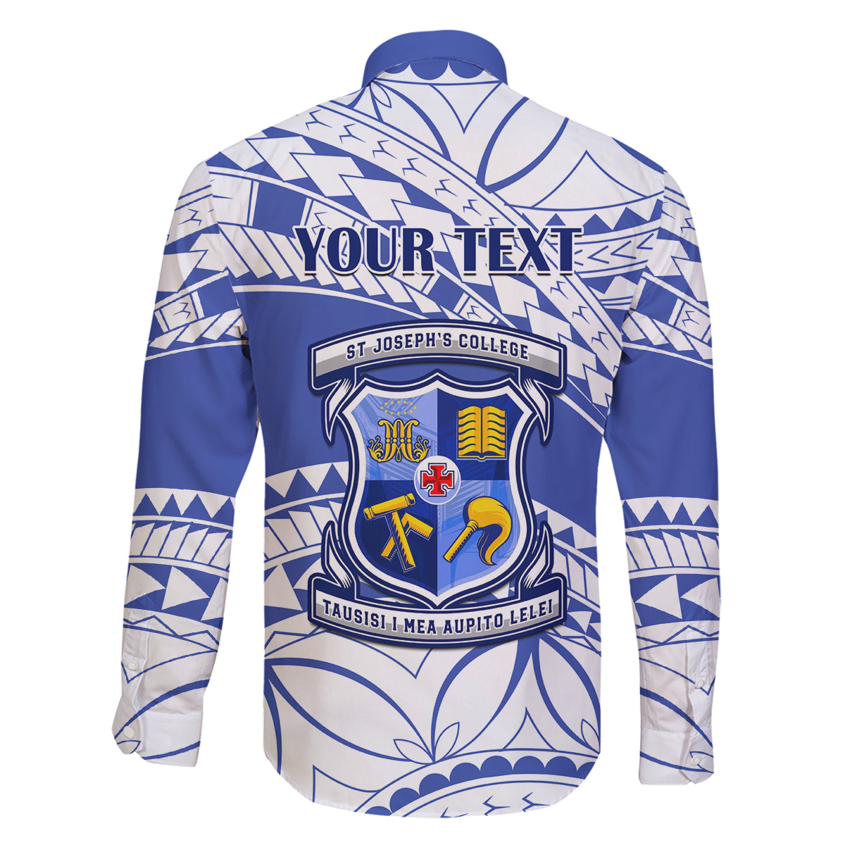 Personalised Samoa St Josephs College Family Matching Puletasi Dress and Hawaiian Shirt Marist Brothers Samoan Pattern LT14 - Polynesian Pride