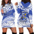 Personalised Samoa St Josephs College Hoodie Dress Marist Brothers Samoan Pattern LT14 - Polynesian Pride