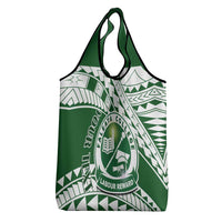 Personalised Samoa Faleata College Grocery Bag Samoan Pattern