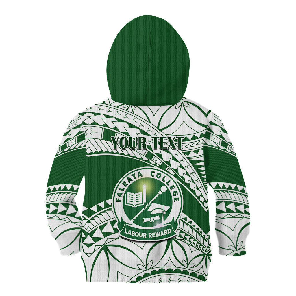 Personalised Samoa Faleata College Kid Hoodie Samoan Pattern LT14 - Polynesian Pride