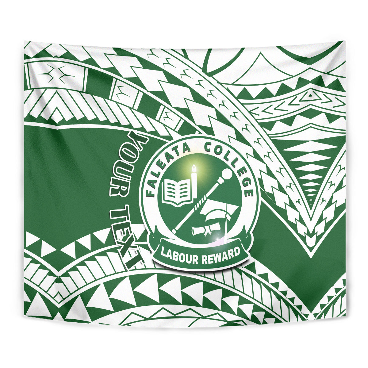 Personalised Samoa Faleata College Tapestry Samoan Pattern LT14 - Polynesian Pride