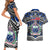 Samoa 685 Couples Matching Short Sleeve Bodycon Dress and Hawaiian Shirt Samoan Coat Of Arms Simple Style LT14 - Polynesian Pride