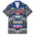 Samoa 685 Hawaiian Shirt Samoan Coat Of Arms Simple Style LT14 Blue - Polynesian Pride