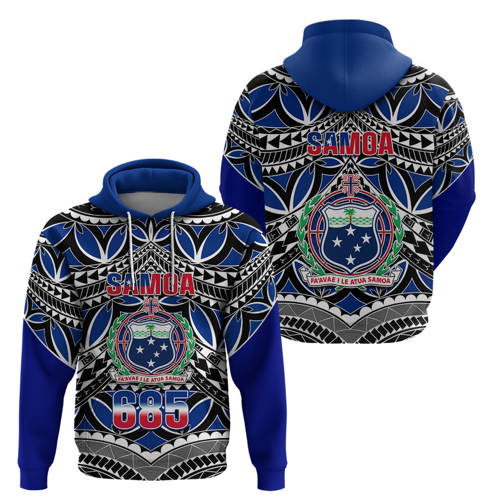 Samoa 685 Hoodie Samoan Coat Of Arms Simple Style LT14 - Polynesian Pride