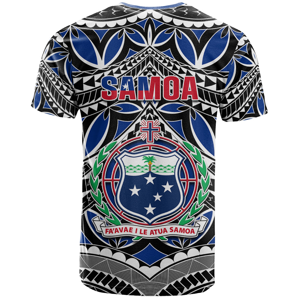 Samoa 685 T Shirt Samoan Coat Of Arms Simple Style LT14 - Polynesian Pride