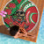 Mele Kalikimaka Hawaii Beach Blanket Mongoose Santa With Ohia Lehua