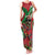Mele Kalikimaka Hawaii Family Matching Tank Maxi Dress and Hawaiian Shirt Mongoose Santa With Ohia Lehua