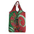 Mele Kalikimaka Hawaii Grocery Bag Mongoose Santa With Ohia Lehua