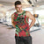 Mele Kalikimaka Hawaii Men Tank Top Mongoose Santa With Ohia Lehua