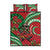 Mele Kalikimaka Hawaii Quilt Bed Set Mongoose Santa With Ohia Lehua